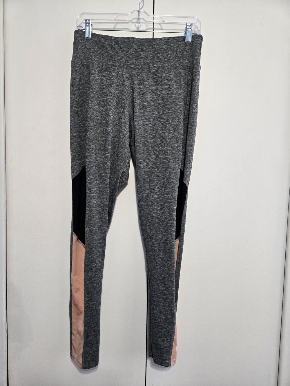 Guess Active Gray Colorblock‎ Leggings Size Medium High Rise Yoga